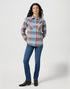 Wrangler Women's Femme Western Shirt In Indigo